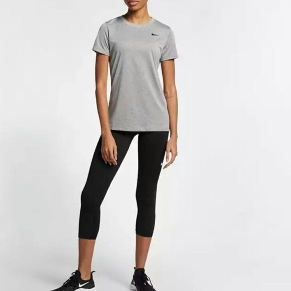 Nike Women's Legend Training T-Shirt dark heather grey sz medium